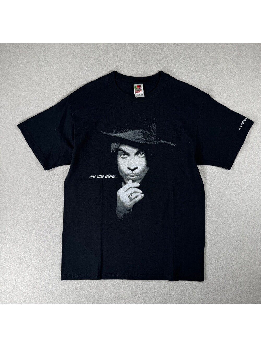 Vintage Prince One Night Alone Live Spring 2002 Black Graphic T-Shirt Tour Band